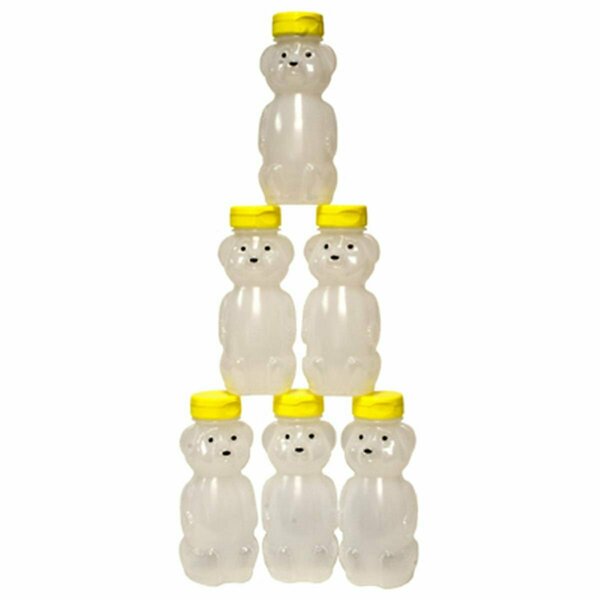 Pamperedpets HONEYJAR-8-6 8 oz. Cute Honey Bear, 6PK PA3243040